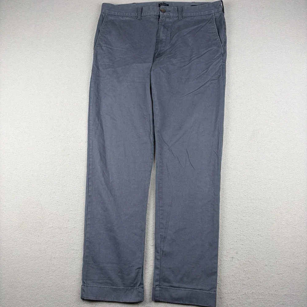 J.Crew Flex Slim Chino Pants Men's 32x30 (Fits 33x30) Blue Stretch